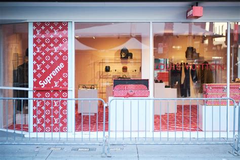 louis vuitton x supreme pop up shop|louis vuitton pop ups.